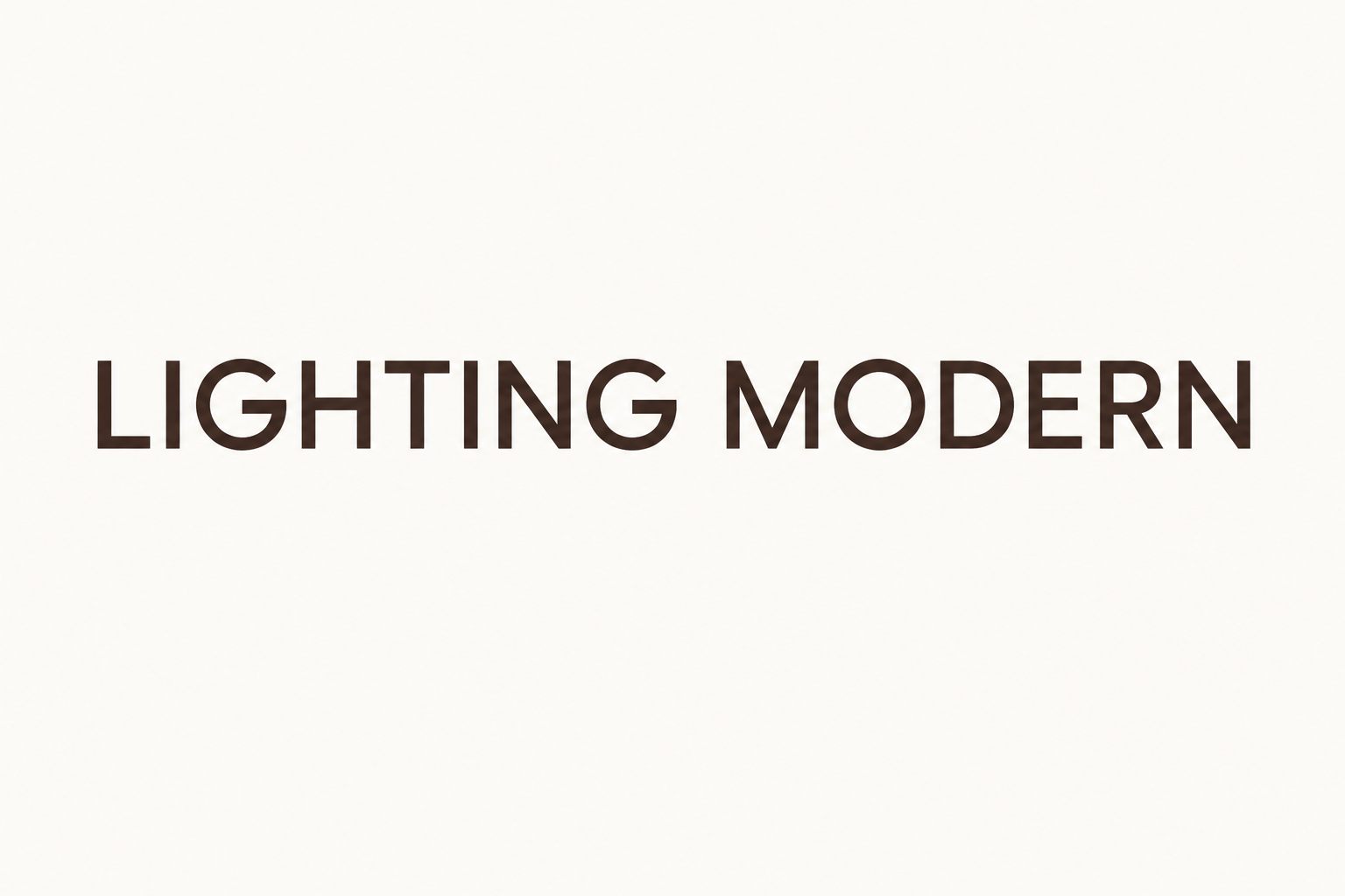 Lighting Modern